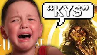 I Beat Him and He Started RAGING on Mortal Kombat 11!