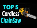 TOP 5 Best Cordless ChainSaw Review In 2024