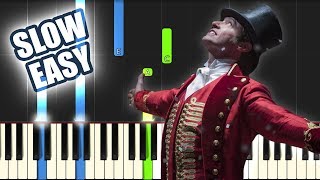 Come Alive - The Greatest Showman | SLOW EASY PIANO TUTORIAL by Betacustic
