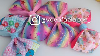 🎀LAÇO CRUZADO Fácil e Perfeito! By Aninha Nazário 💋