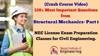 Structural Mechanics: 120+ Most Important MCQs: Crash Course: License Exam: Civil Engineer: Part 1