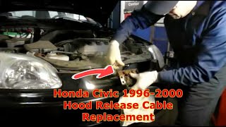 How To Replace A Hood Cable 1996-2000 Honda Civic