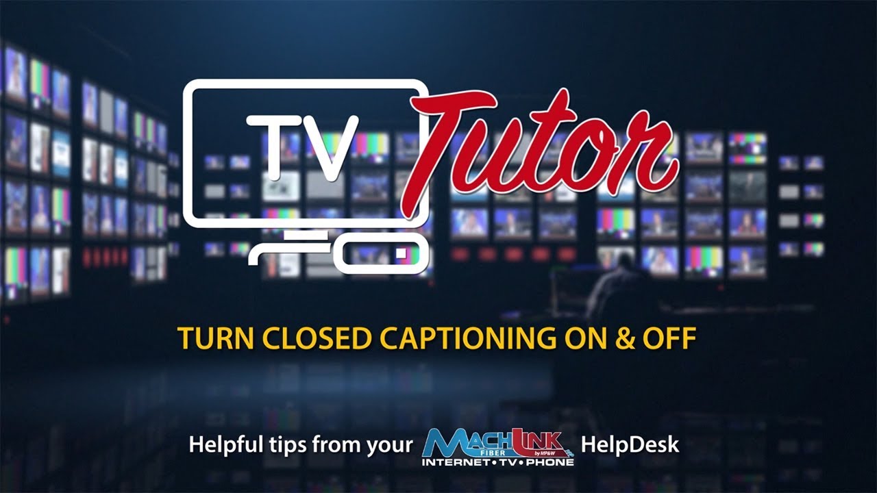 How To Turn Closed Captioning On And Off - YouTube