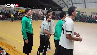لحظة فوز منتخب مصر لكرة اليد بذهبية دورة الألعاب الأفريقية