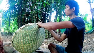 5 minutes Bamboo craft Part 67 - DIY a bamboo basket episode 5