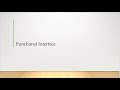 Java 8- Functional Interface and Its Interview Questions