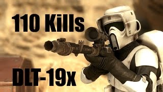 110 Kills Using the DLT-19X Walker Assault (88 Killstreak) Star Wars Battlefront