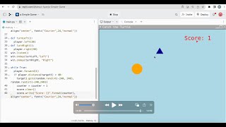 Python Turtle 2 - A Simple Game