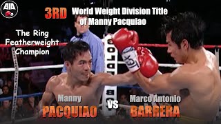 Manny PACQUIAO vs Marco Antonio BARRERA Fight Highlight | Ring Featherweight Champion