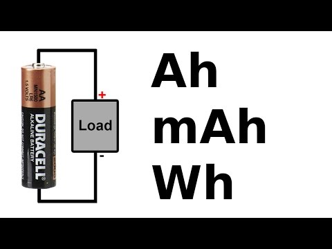 π Battery amp-hour, watt-hour and C rating tutorial π Battery amp-hour, watt-hour and C rating tutorial