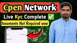 Cpen Network Kyc Verification Full Process ✅|| How To Complete Cpen Kyc Verification