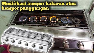 Modifikasi kompor bakaran/kompor panggang #komporlistrik