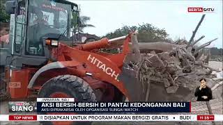 Aksi Bersih-Bersih Sampai di Pantai Kedonganan Bali | Beritasatu