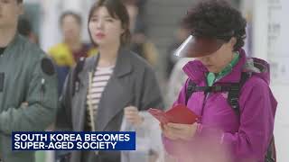 South Korea becomes 'super-aged' society, new data shows