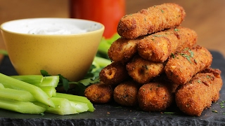 Buffalo Chicken Mozzarella Sticks