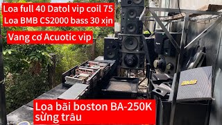 Loa ampli vang đẩy karaoke thanh lý rẻ mỗi ngày cho ace tham khảo. Loa BMB loa boston loa cali