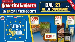 Volantino Eurospin dal 27 al 31 dicembre 2024 🎉 RISPARMIA PER IL CAPODANNO! 🟩⬜🟥 #anteprima