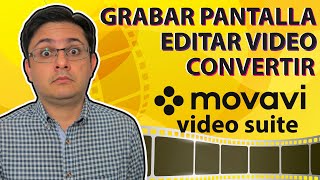 🔥 MOVAVI Video Suite 2021 ✅ GRABAR PANTALLA, EDITAR VÍDEOS y convertir un vídeo formato a otro.