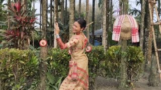 Bihu Dance#বিহু বলিয়া মন#Jesmine Baruah||