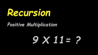 Multiplication Function in C Recursion