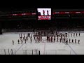 old town road bu bands on ice show at mih vs uconn 2 22 20