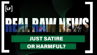 Satire or harmful conspiracies? Analysing "Real Raw News"