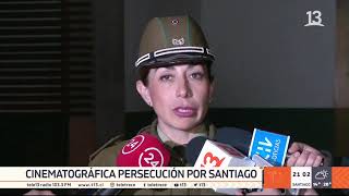Persecución policial comenzó en Vitacura y recorrió casi todo Santiago