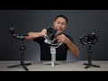 dji rs4 mini 3 axis gimbal intelligent tracking axis lock and vertical shooting