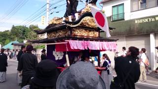 二本松！お祭り三昧！大集合！ 2015.5.30 小浜の紋付祭り 新町太鼓台①