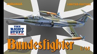 Eduard 1/48 Bundesfighter The Right Stuff Buildlog and Reveal