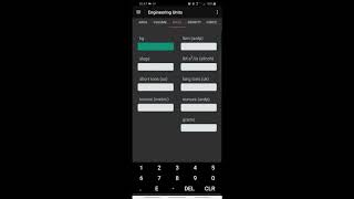 Engineering Units Conversion App