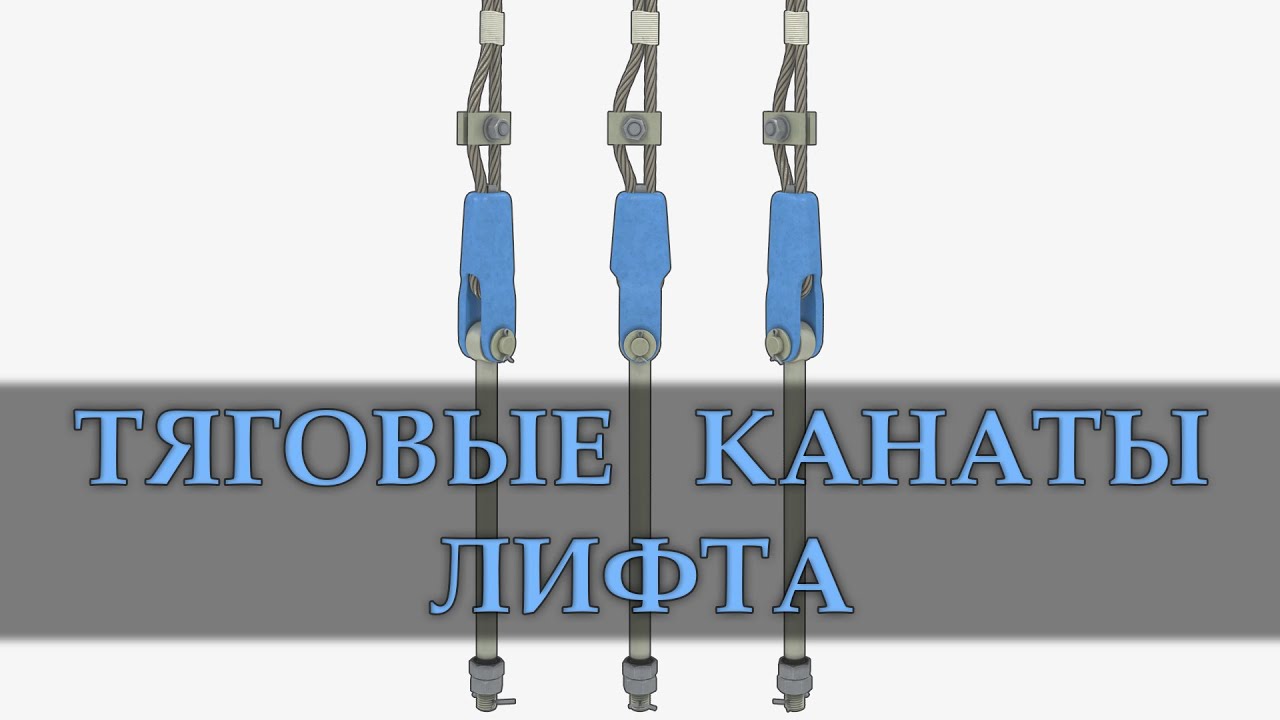 Тяговые канаты лифта. Elevator Traction Ropes. - YouTube