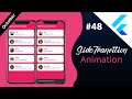 Flutter Tutorial - SlideTransition Animation