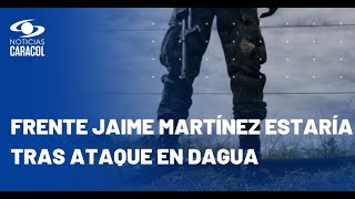 Policía y Ejército fueron víctimas de hostigamiento de las disidencias de las FARC en Dagua