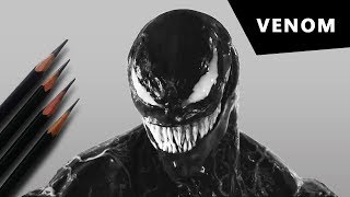 VENOM - Complete Realistic Drawing Time-lapse