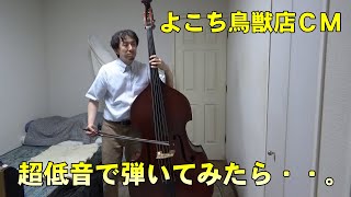 よこち鳥獣店CMを超低音で弾いてみた