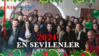 2024'te En Sevilen Sahneler 🎆🎇✨ | Aşk ve Mavi Yılbaşı Özel Kolaj 🎄