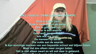 Gedicht  - GOD - DANK U LEVENS WAARDE - #leven