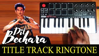 Dil Bechara - Title Track Song Cover By Raj Bharath | Sushant Singh Rajput A.R.Rahman
