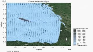 MIKE 21/3 Oil Spill | Simulating the Grande America Spill Event