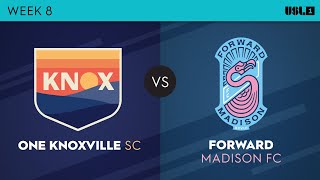 One Knoxville SC v Forward Madison FC: May 3, 2023