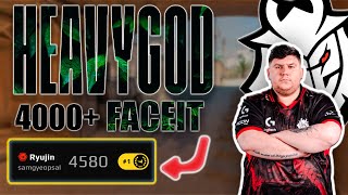 HeavyGod Dominates 4K Faceit with 160ADR on Dust 2