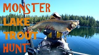 California Monster Lake Trout (Mackinaw)  Fishing on my Hobie Revolution