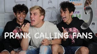 PRANK CALLING FANS PT.2 w/ Jake Paul