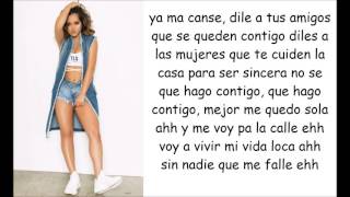 Becky G - Sola (lyrics video)