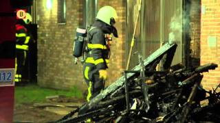 Brand in Bergen op Zoom slaat over van schuur op huis