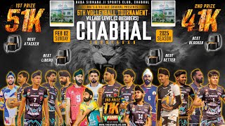 CHABHAL VOLLEYBALL TOURNAMENT LIVE || 02 OUTSIDERS  51K, 41K \u0026 11K || @FineSportsLive