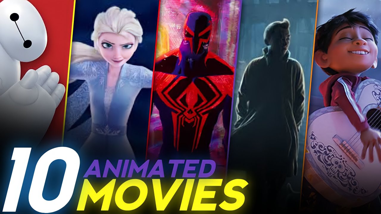 TOP 10 "Greatest Animated Movies Of All Time" In Hin/Eng (Part 1) - YouTube