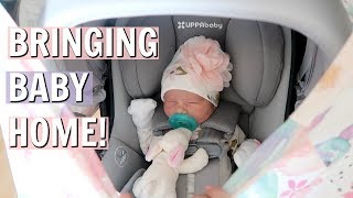 BRINGING NEWBORN BABY HOME FROM HOSPITAL!