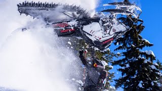 CRAZY SNOWMOBILE FAILS \u0026 WINS 2023 Hill Climbing, Jumps \u0026 Crashes